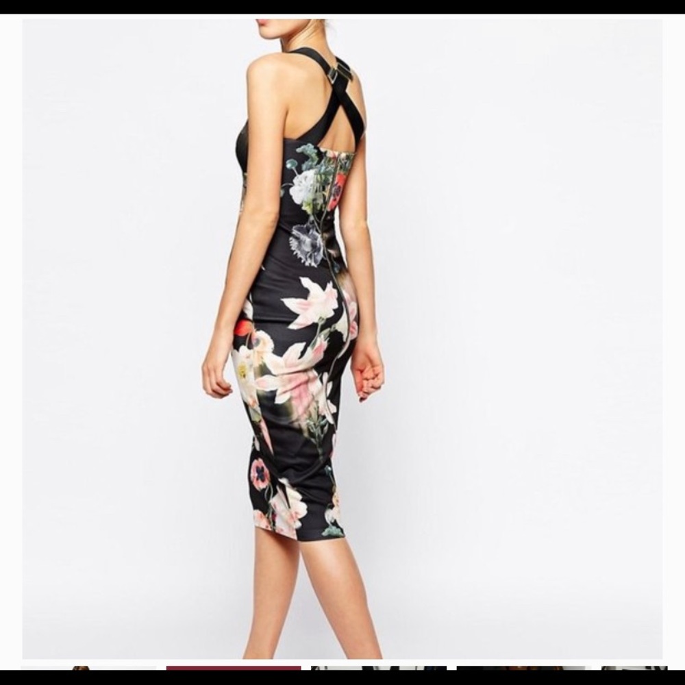 Never worn Ted Baker cocktail dress fits size 6/8